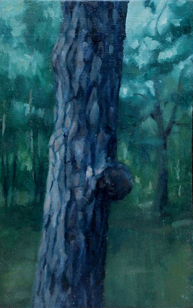 Obraz do salonu artysty Maria Danielak pod tytułem Drzewne osobliwości 3