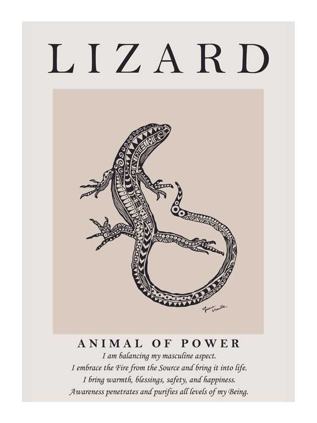 Living room print by Joanna Henclik titled Lizard
