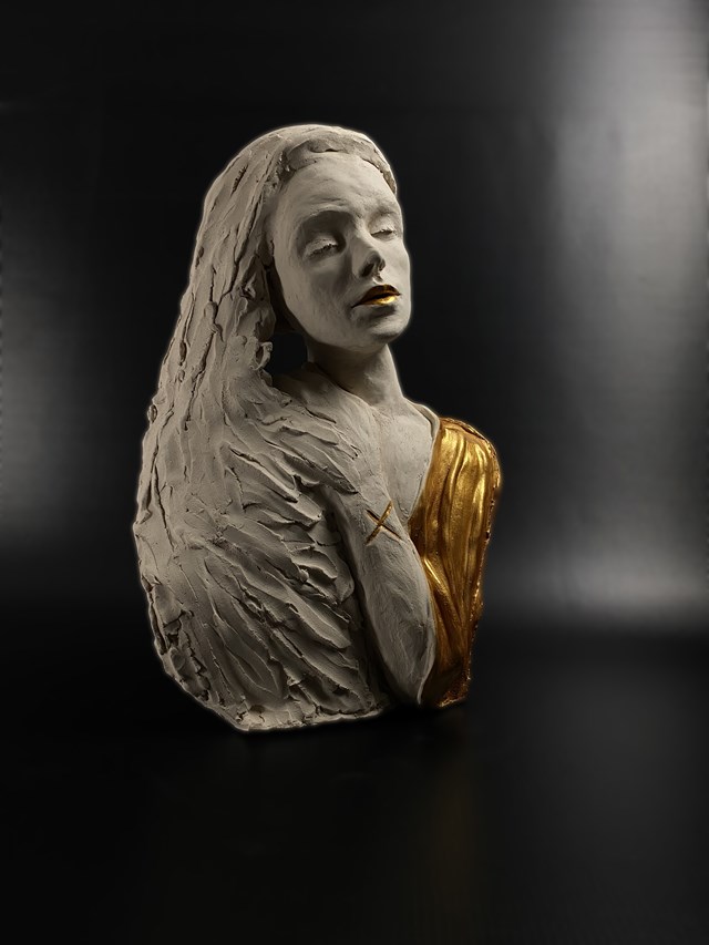 Rzeźba do salonu artysty Mariusz Potyszka pod tytułem #58 „SHE”