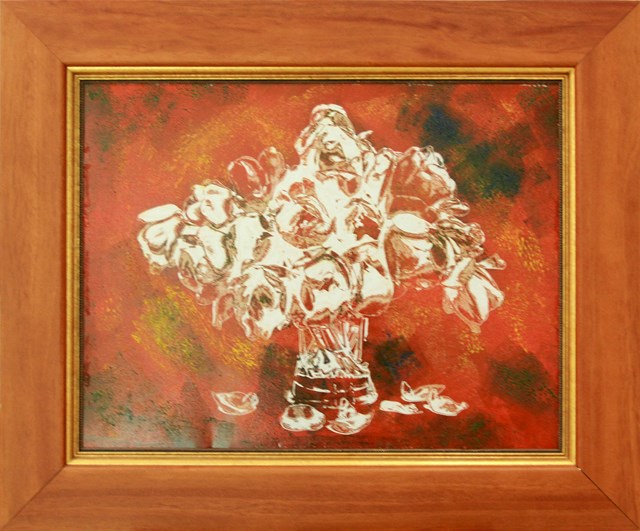 Obraz do salonu artysty Wojciech Rogosz pod tytułem Tulipany Nierealne