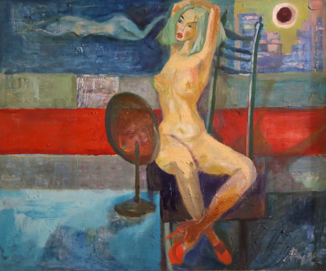 Obraz do salonu artysty Aldona Zając pod tytułem Poranna toaleta
