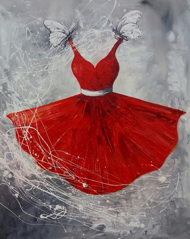 Obraz do salonu artysty Marzena Laura Mazurek pod tytułem Przed balem