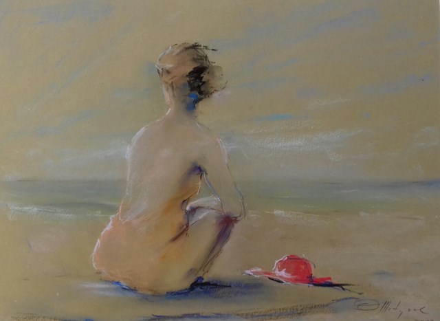 Obraz do salonu artysty Zbigniew Matysek pod tytułem Na plaży