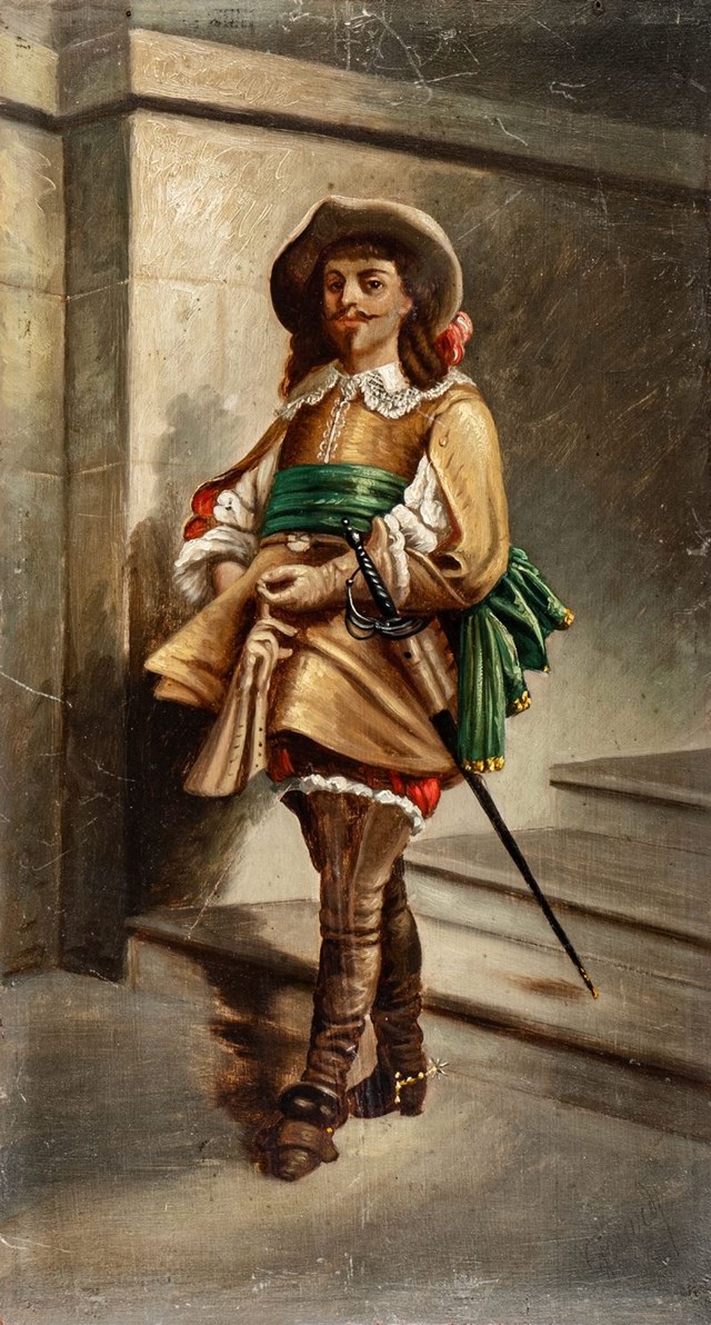 Living room painting by Artysta Nierozpoznany titled Knight of Louis XIII