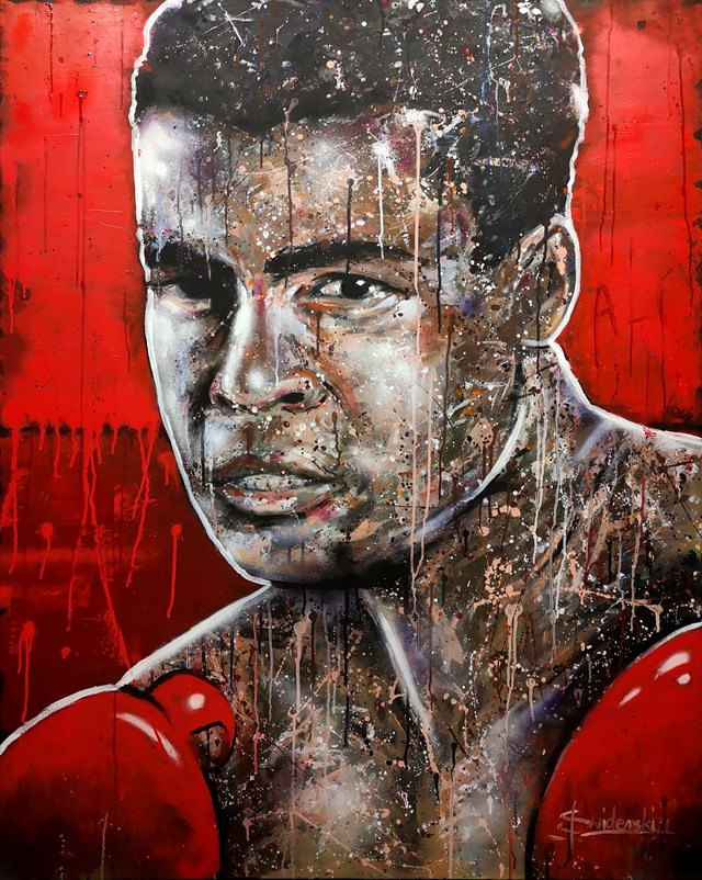 Obraz do salonu artysty Paweł Świderski pod tytułem Muhammad Ali