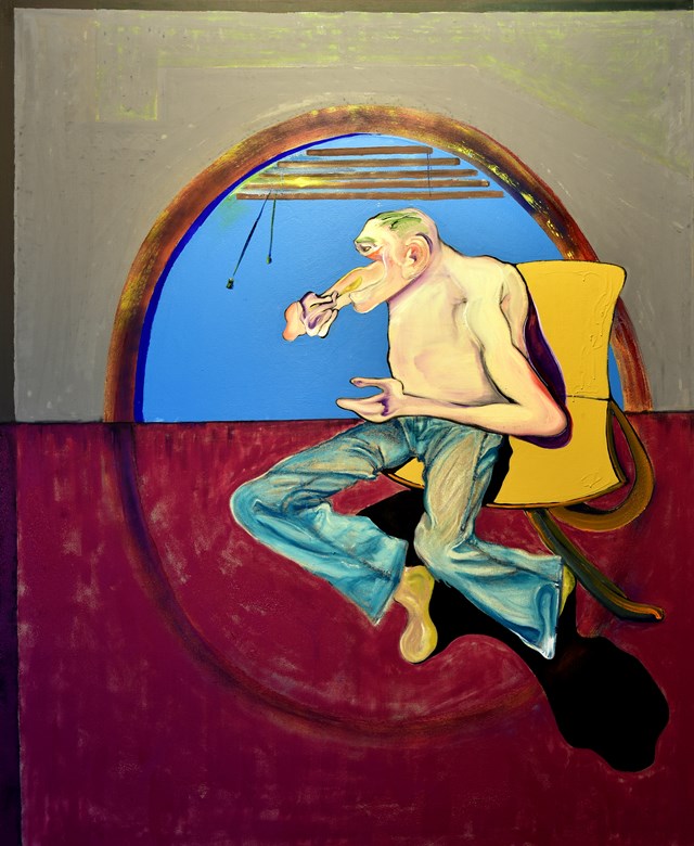 Obraz do salonu artysty Marcin Lipiec pod tytułem śniadanie malarza