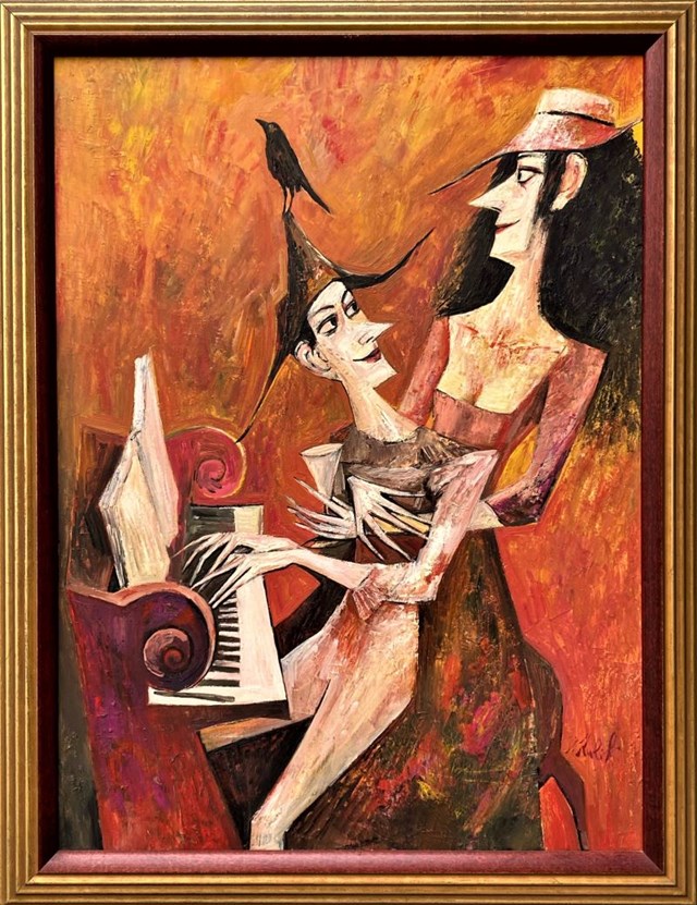 Obraz do salonu artysty Iwan Kulik pod tytułem Pianino