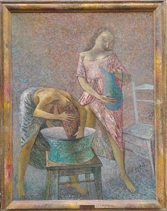 Obraz do salonu artysty Iwan Kulik pod tytułem Kąpiel
