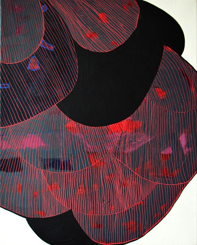 Obraz do salonu artysty Iwona Lenik pod tytułem Abstract body detail 1