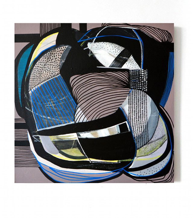 Obraz do salonu artysty Iwona Lenik pod tytułem Abstract body detail 3