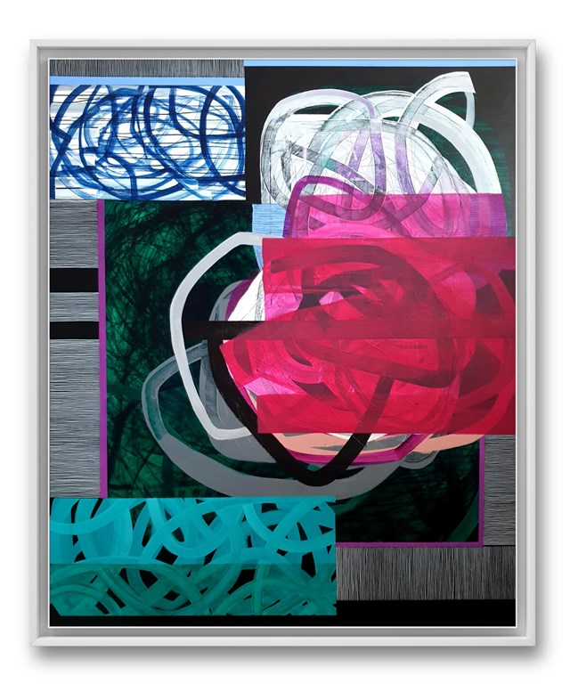 Obraz do salonu artysty Iwona Lenik pod tytułem Abstract Composition
