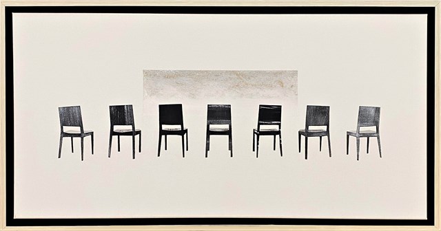 Living room painting by Milena Kliszko titled Chairs