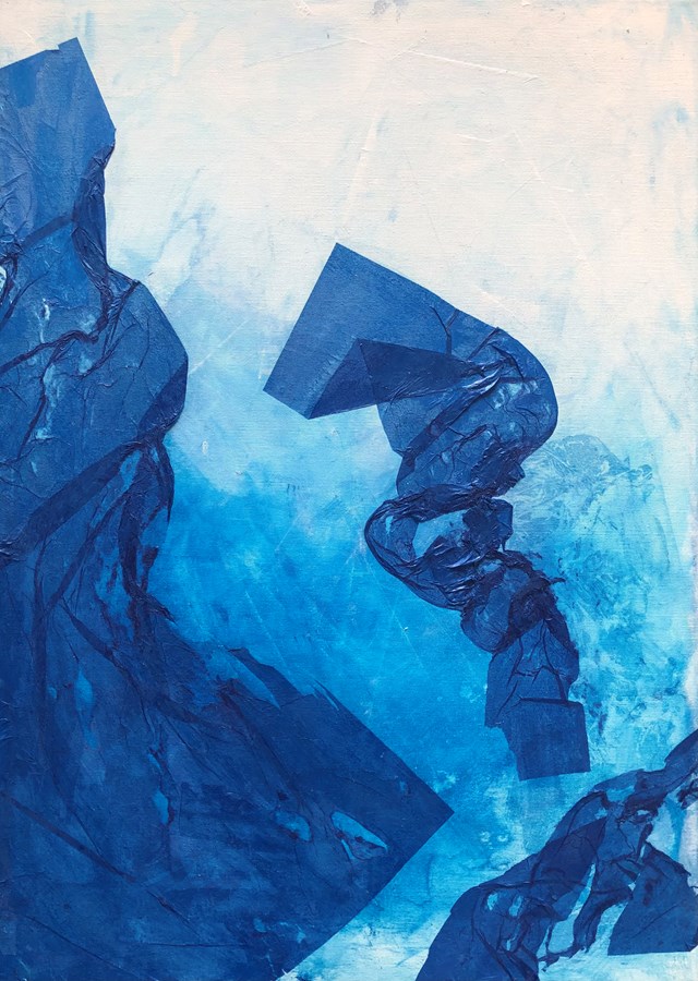 Obraz do salonu artysty Joanna Wietrzycka pod tytułem Underwater whispers 1/2