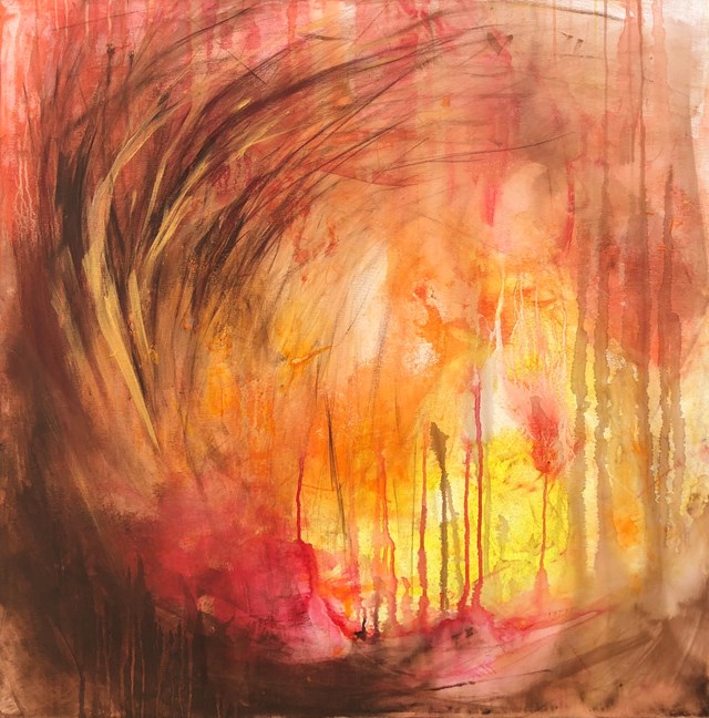 Obraz do salonu artysty Joanna Wietrzycka pod tytułem Autumn whispers