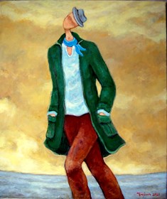 Obraz do salonu artysty Henryk Trojan pod tytułem Wędrowiec