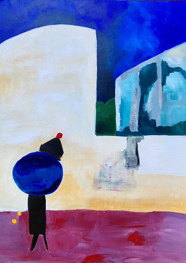 Obraz do salonu artysty Natalia Kozarzewska pod tytułem Fundacja Joan Miro