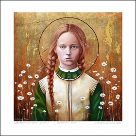 Grafika do salonu artysty Kamila Szadaj (Natasza Mirak) pod tytułem Błogosławieństwo urodzaju