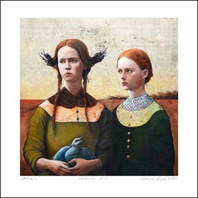 Grafika do salonu artysty Kamila Szadaj (Natasza Mirak) pod tytułem Brugia