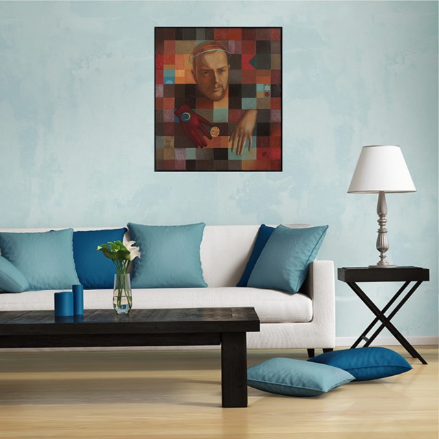 Portrait of Paul Klee  - visualisation by Serge Vasilendiuc