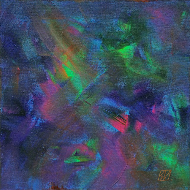 Obraz do salonu artysty Serge Vasilendiuc pod tytułem Opal ognisty