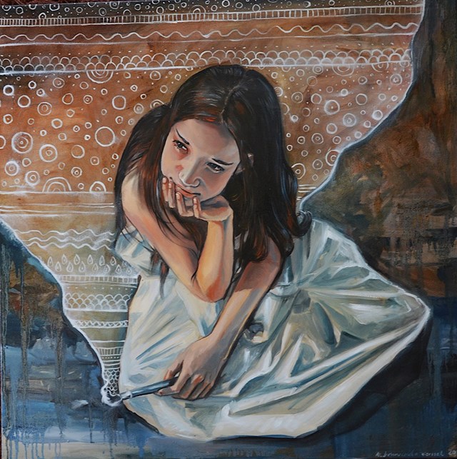 Obraz do salonu artysty Katarzyna Bruniewska-Gierczak pod tytułem Koronkowe sny