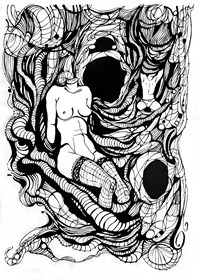 Obraz do salonu artysty Ewa Seweryn pod tytułem "Pokusa"