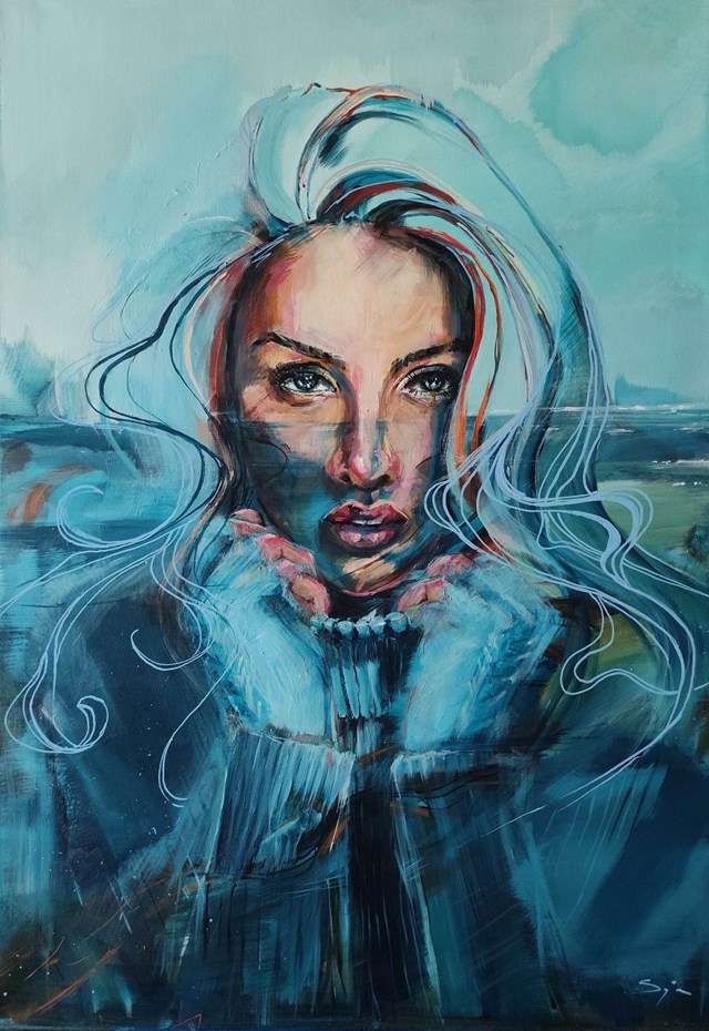 Obraz do salonu artysty Mariusz Syta pod tytułem Zimna woda