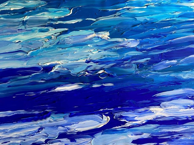 Obraz do salonu artysty Joanna Mieszko pod tytułem Sopot - morze