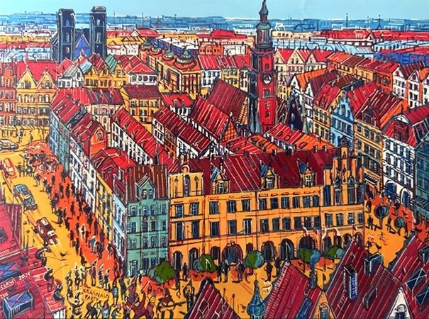 Obraz do salonu artysty Joanna Mieszko pod tytułem Wrocław