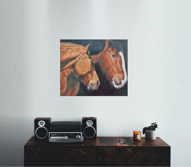 Horses - visualisation by Beata Kowalczyk