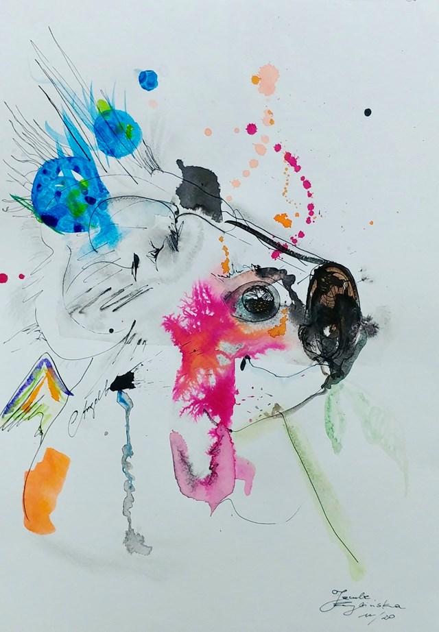 Obraz do salonu artysty Jacube Rybińska pod tytułem Dreaming Koala