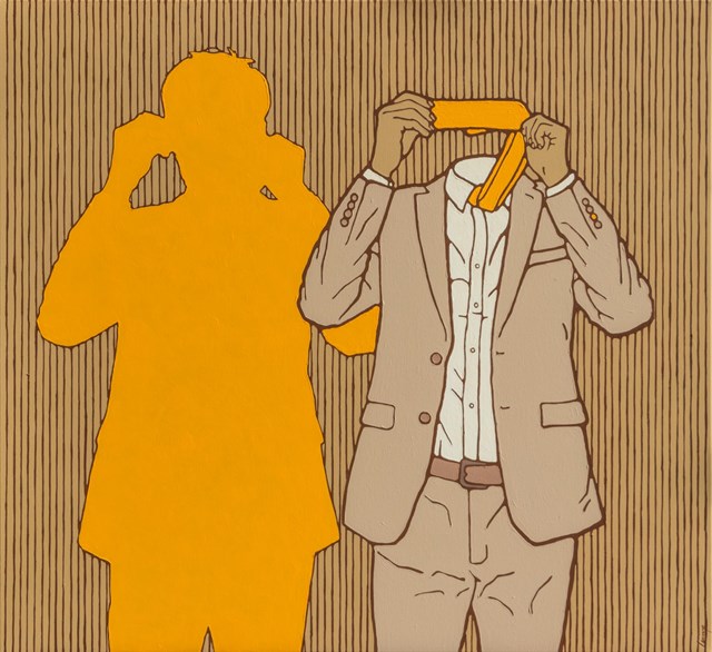 Obraz do salonu artysty Marcin Lenczowski pod tytułem Żółty nr 46