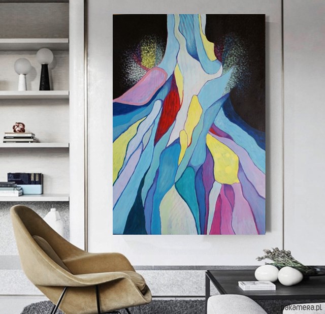 Obraz do salonu artysty Marlena Kuć pod tytułem światło i kolor
