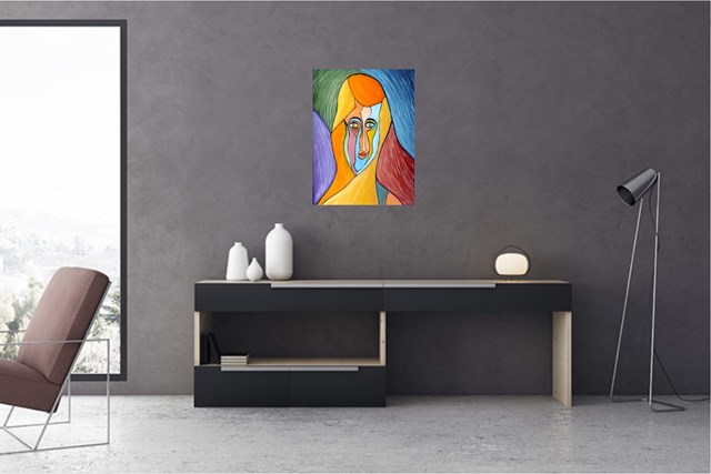 Portrait of Picasso's wife - Dora Maar - visualisation by Mariusz Stan Wasilewski