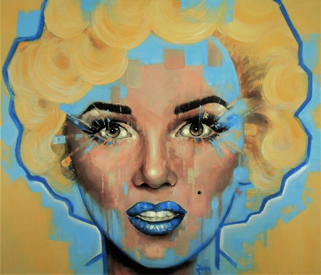 Obraz do salonu artysty Jaga Szczepanik pod tytułem Marilyn
