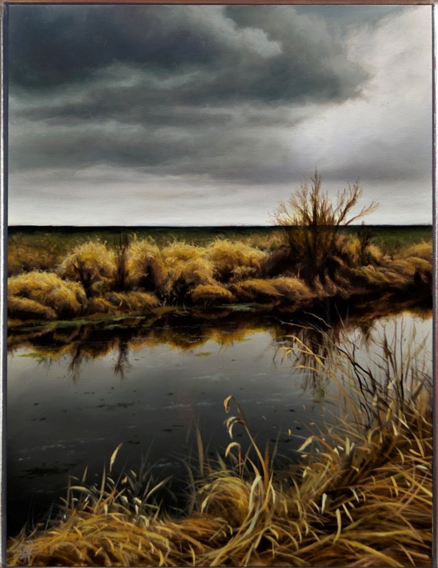 Obraz do salonu artysty Piotr Grzechowski pod tytułem Złoty strumień