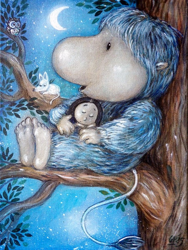 Obraz do salonu artysty Grzegorz Ptak pod tytułem Wakacje WŁochacza