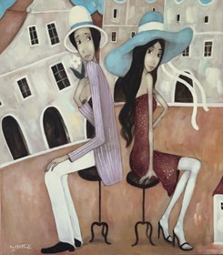 Obraz do salonu artysty Grzegorz Ptak pod tytułem Razem