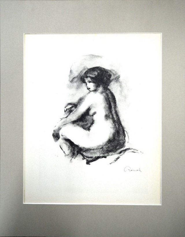 Grafika do salonu artysty Auguste Renoir pod tytułem Bez tytułu 2