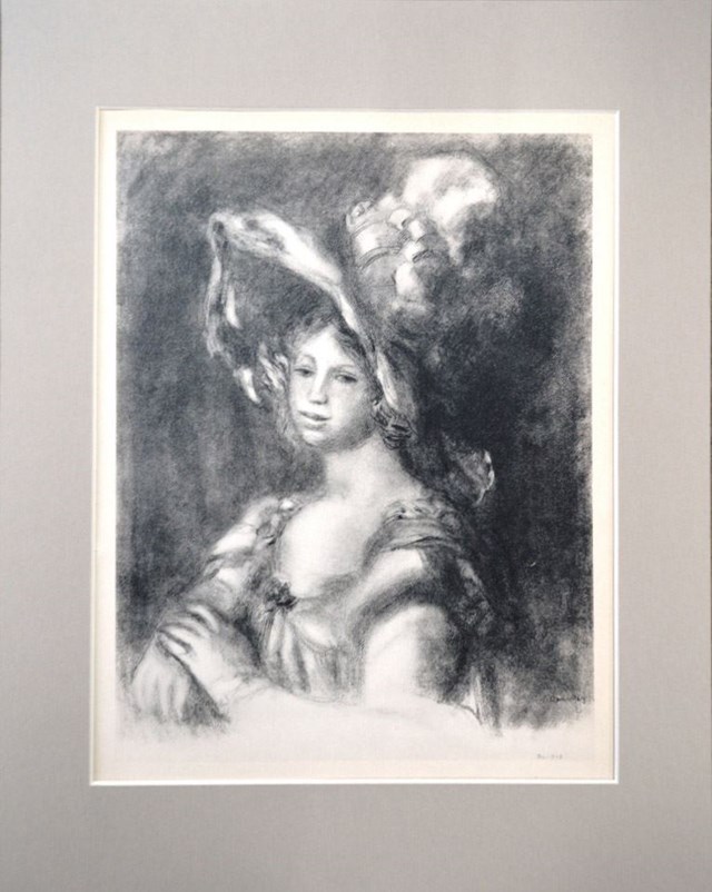 Grafika do salonu artysty Auguste Renoir pod tytułem Bez tytułu 10