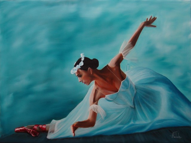 Living room painting by Artem Tuliuk titled Giselle