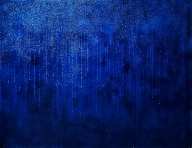 Obraz do salonu artysty Iwona Jabłońska pod tytułem Mania błękitu