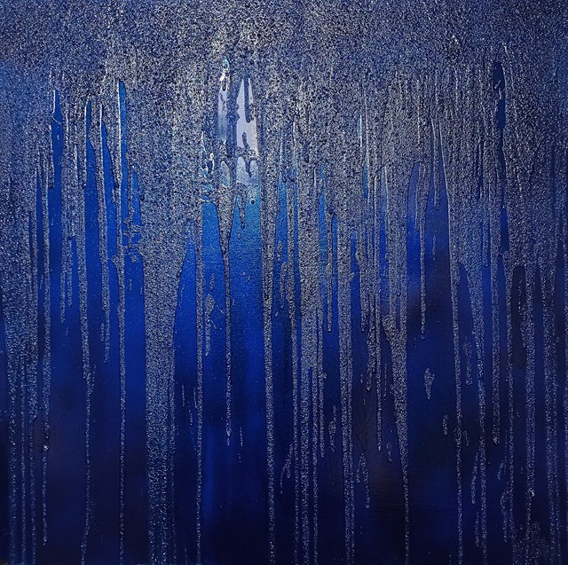 Obraz do salonu artysty Iwona Jabłońska pod tytułem Triumf błękitu