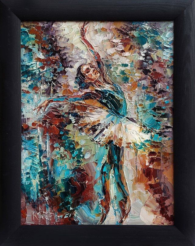 Obraz do salonu artysty Krystyna Róż-Pasek pod tytułem kryształowa dusza