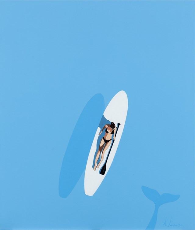 Obraz do salonu artysty Aleksandr Yasin pod tytułem Toń przejrzysta XIII