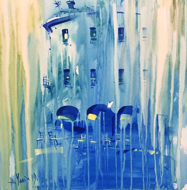 Obraz do salonu artysty Aleksandr Yasin pod tytułem Błękit