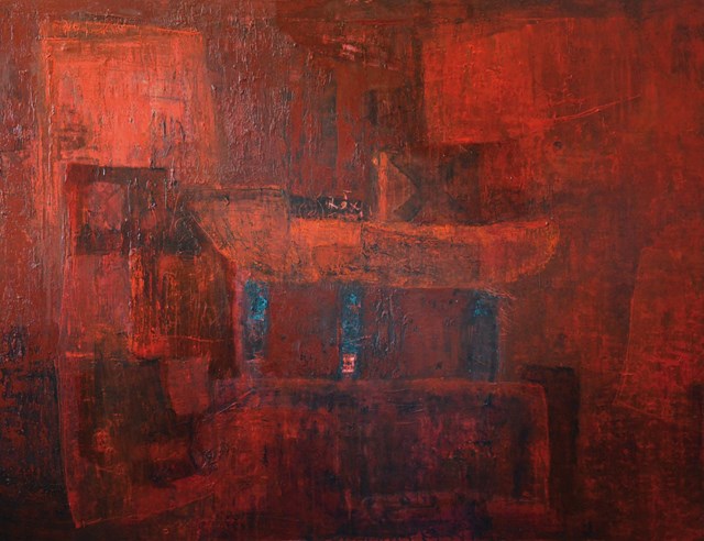 Living room painting by Dorota Sandecka titled No title