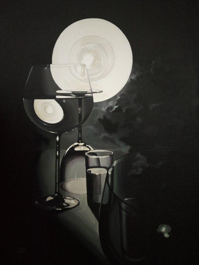 Obraz do salonu artysty Jolanta Ziółkowska pod tytułem Pełnia księżyca