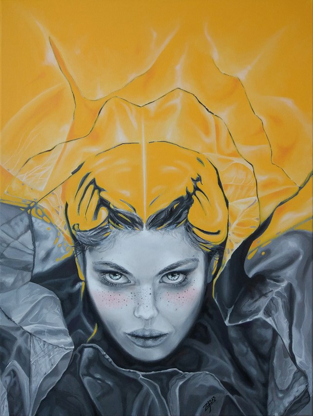 Obraz do salonu artysty Jolanta Ziółkowska pod tytułem Zaćmienie słońca
