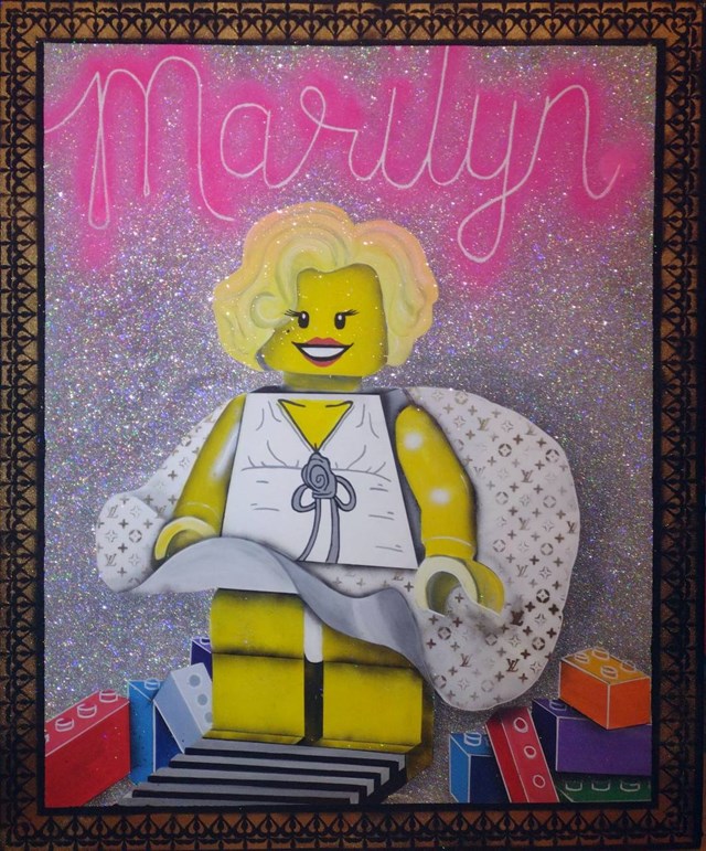 Obraz do salonu artysty Magdalena Karwowska pod tytułem Marilyn